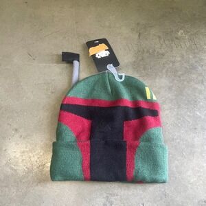 Star Wars Boba Fett Beanie Hat Bioworld Mandalorian 3D Rangefinder New With Tags
